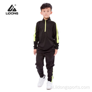 Verkoop goedkope tracksuit kleding sport kinderen trainingspakken